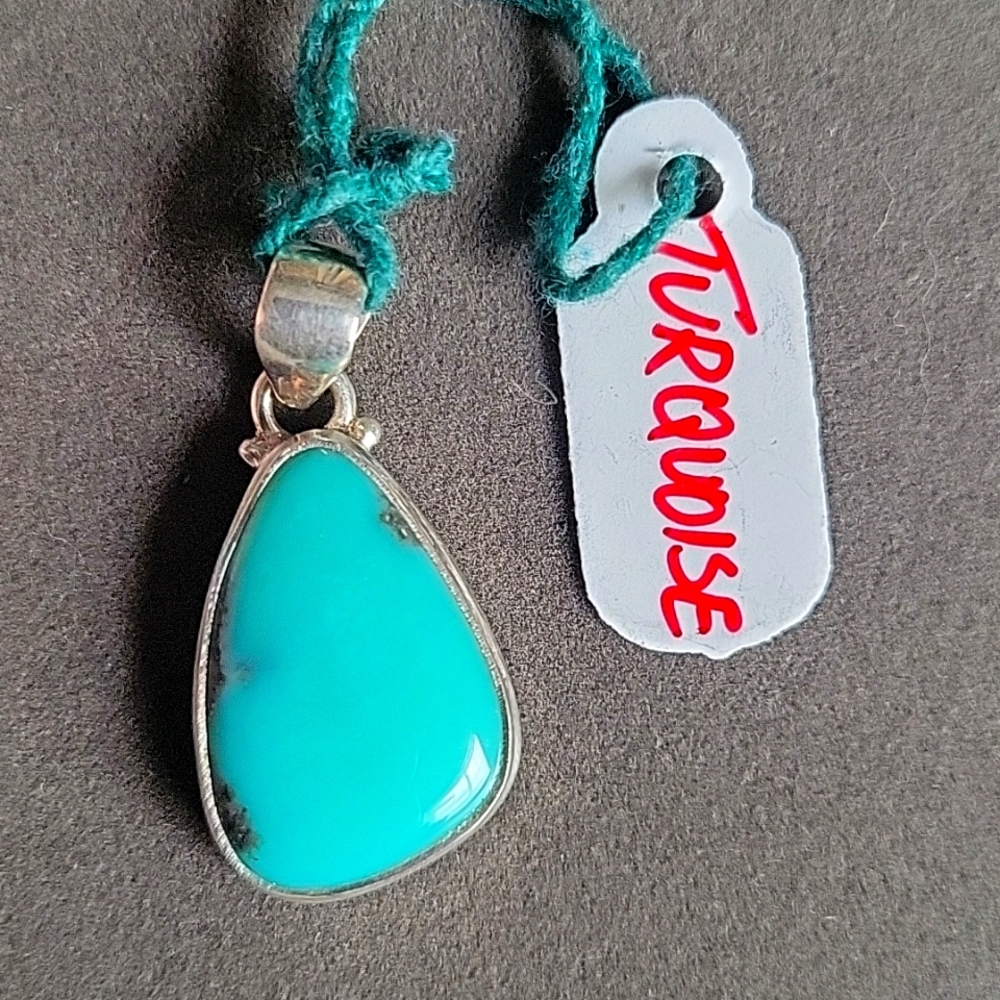 Turquoise Sterling Silver Pendant